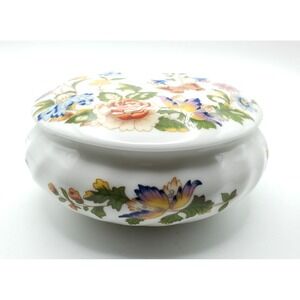 Vintage Aynsley COTTAGE GARDEN Trinket Dish Butterflies